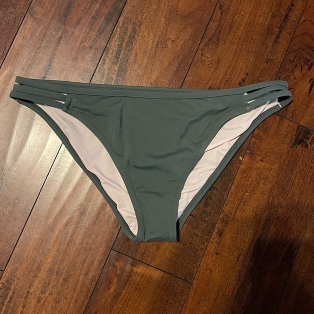 Shade and shore swim bottoms with strappy sides - Green - XL